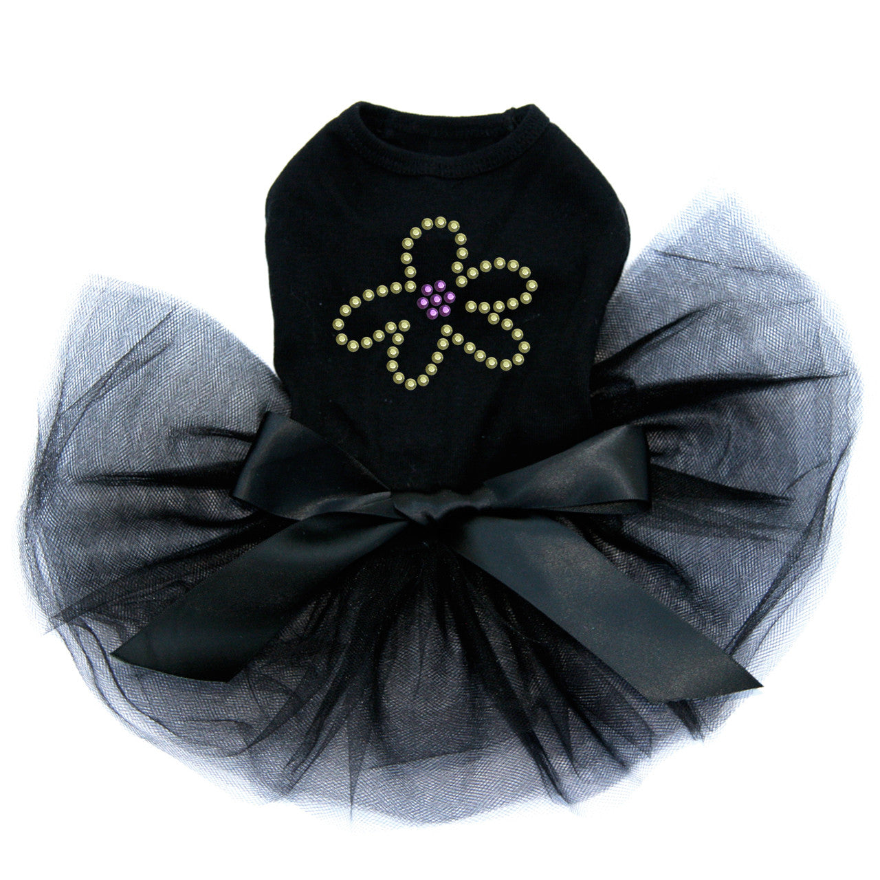 Lime & Purple Flower - Custom Tutu