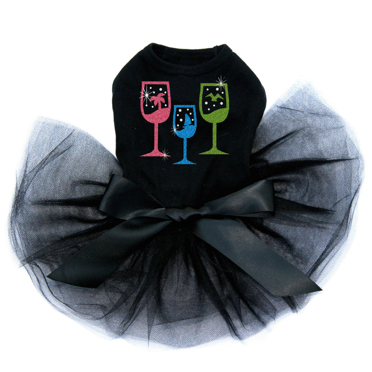 Tropical Glitter Cocktails - Custom Tutu