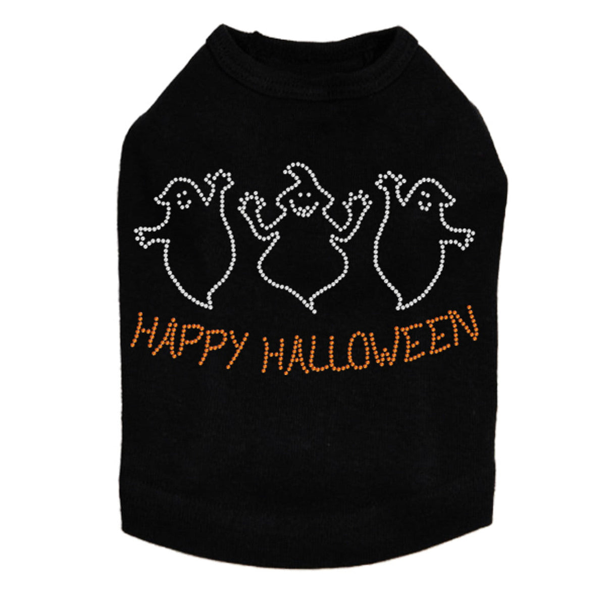 Happy Halloween Ghost - Dog Tank