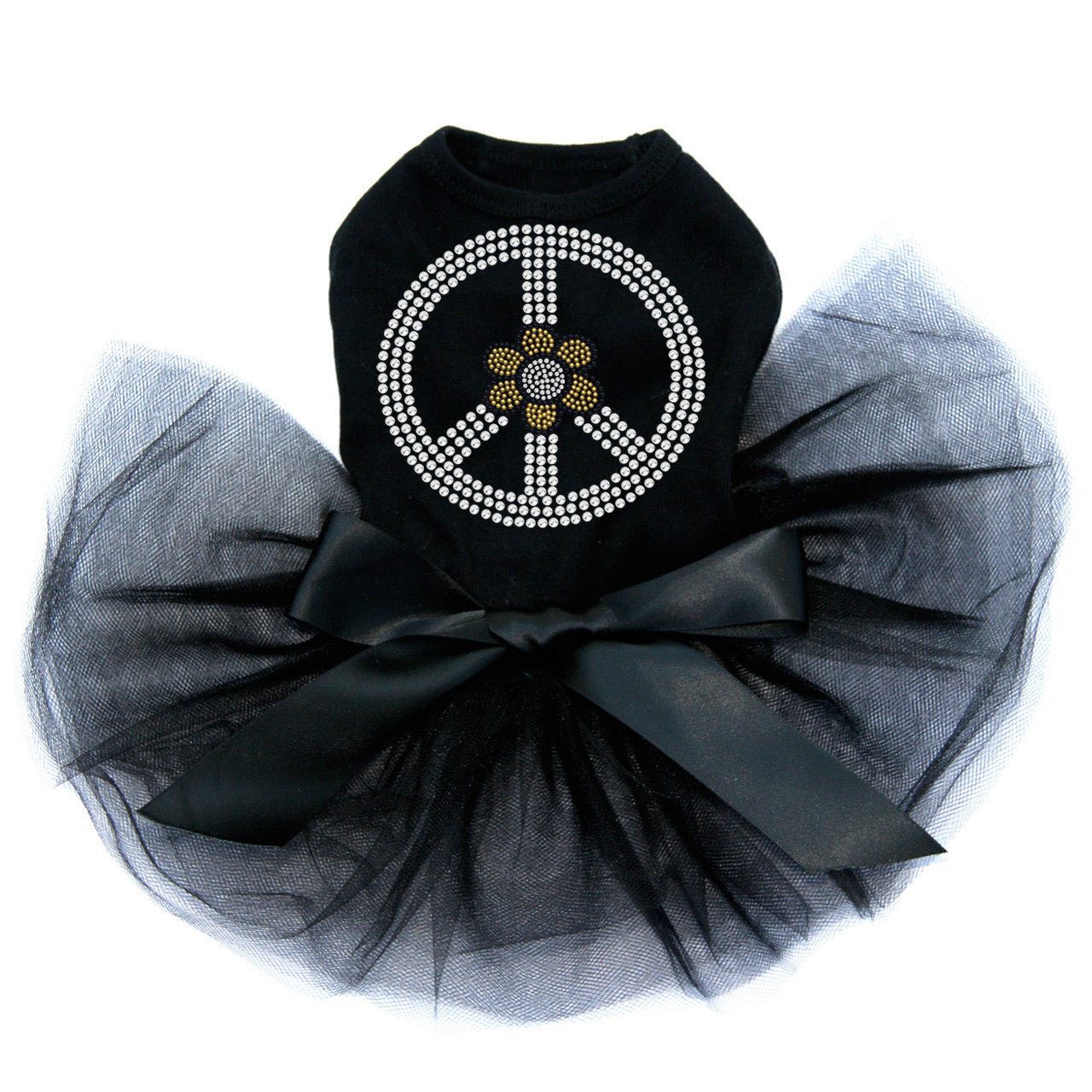 Peace Sign with Daisy - Custom Tutu