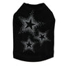 Three Stars (Clear Rhinestones) - Dog Tank
