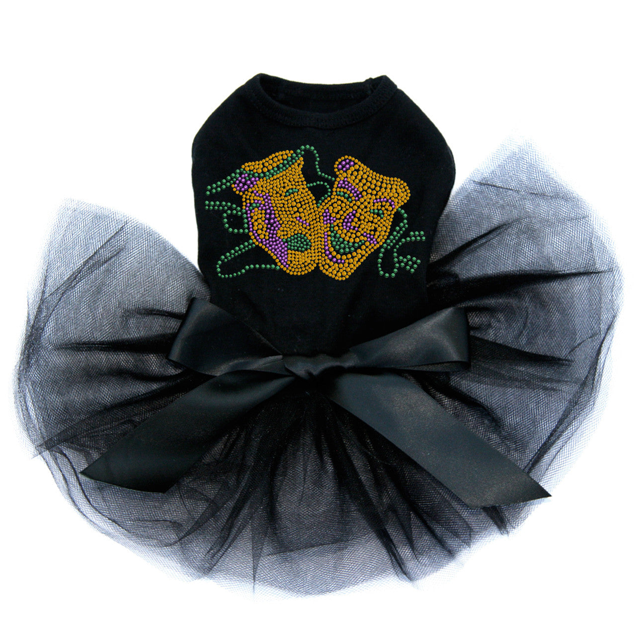 Gold Theater Comedy Tragedy Mask - Custom Tutu