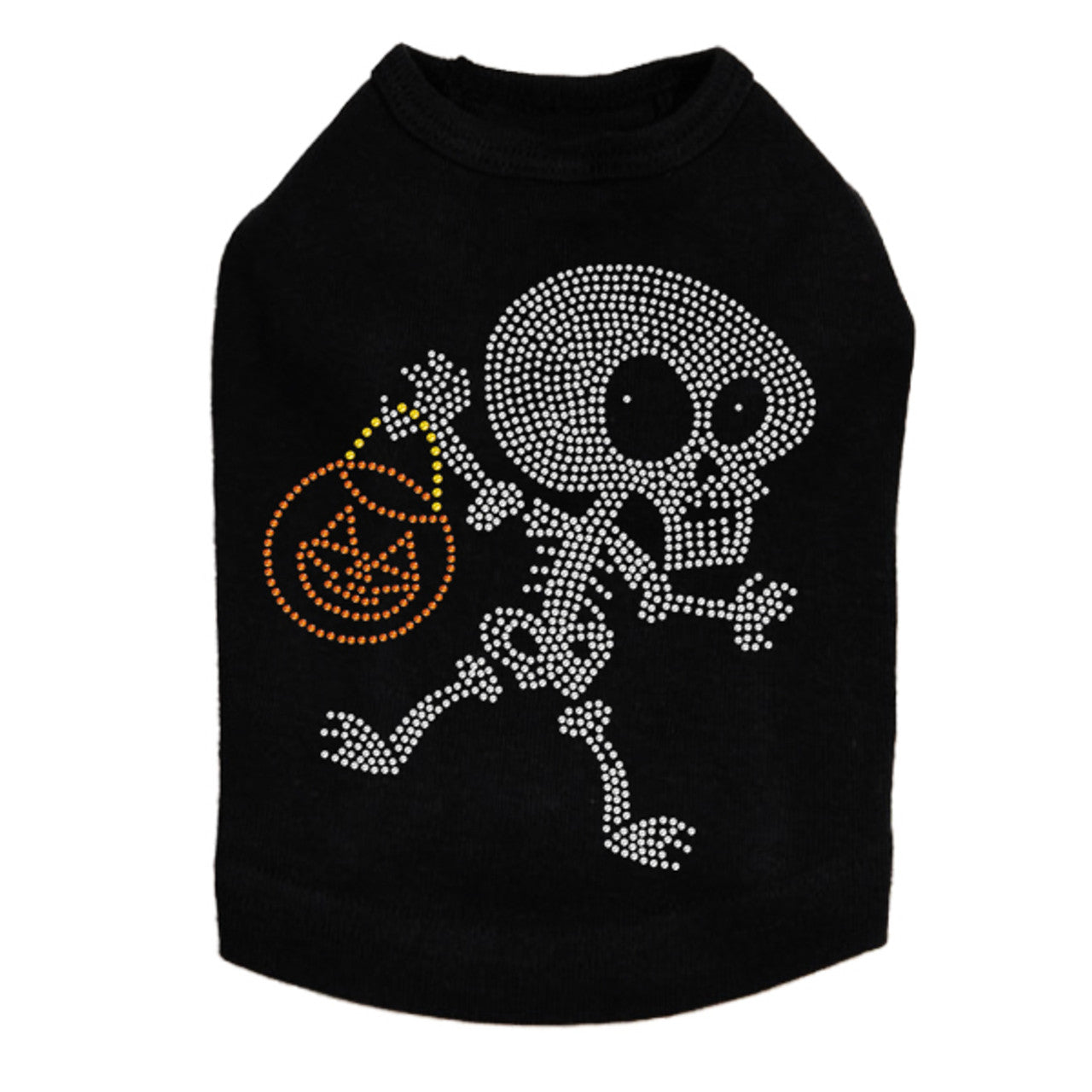 Trick or Treat Skeleton - Dog Tank