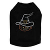 Pumpkin with Witch Hat - Dog Tank