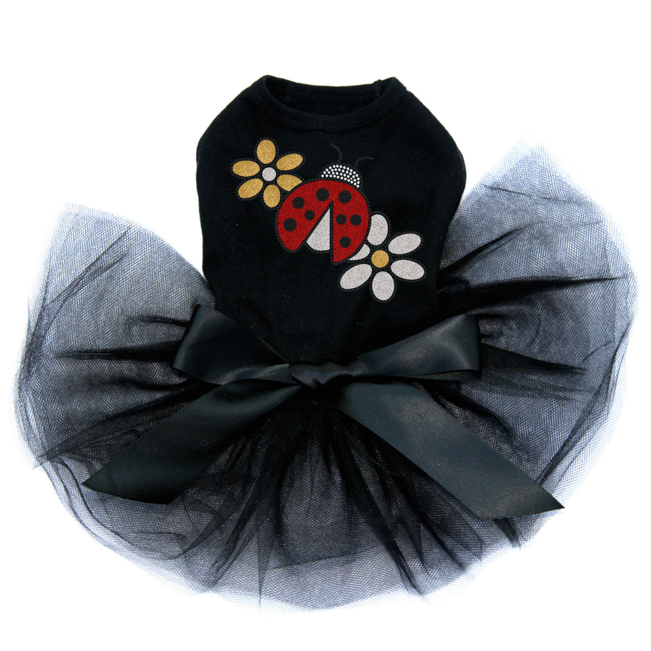 Glitter Ladybug & Daisies - Custom Tutu