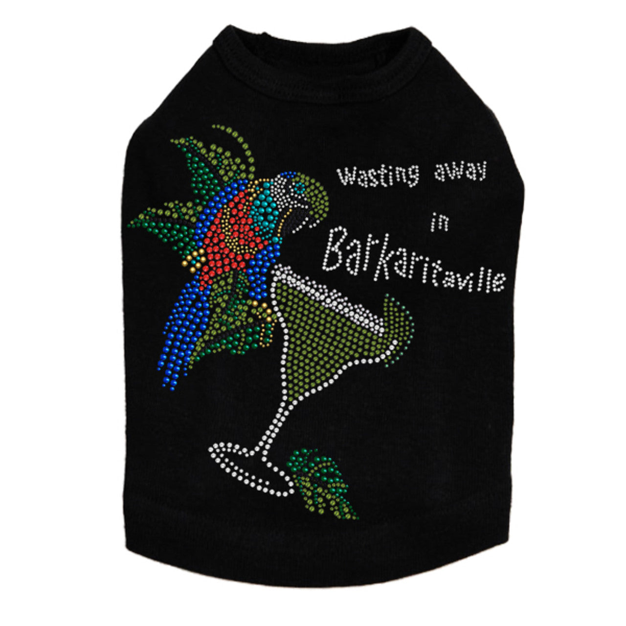 Wasting Away in Barkaritaville Parrot - Dog Tank
