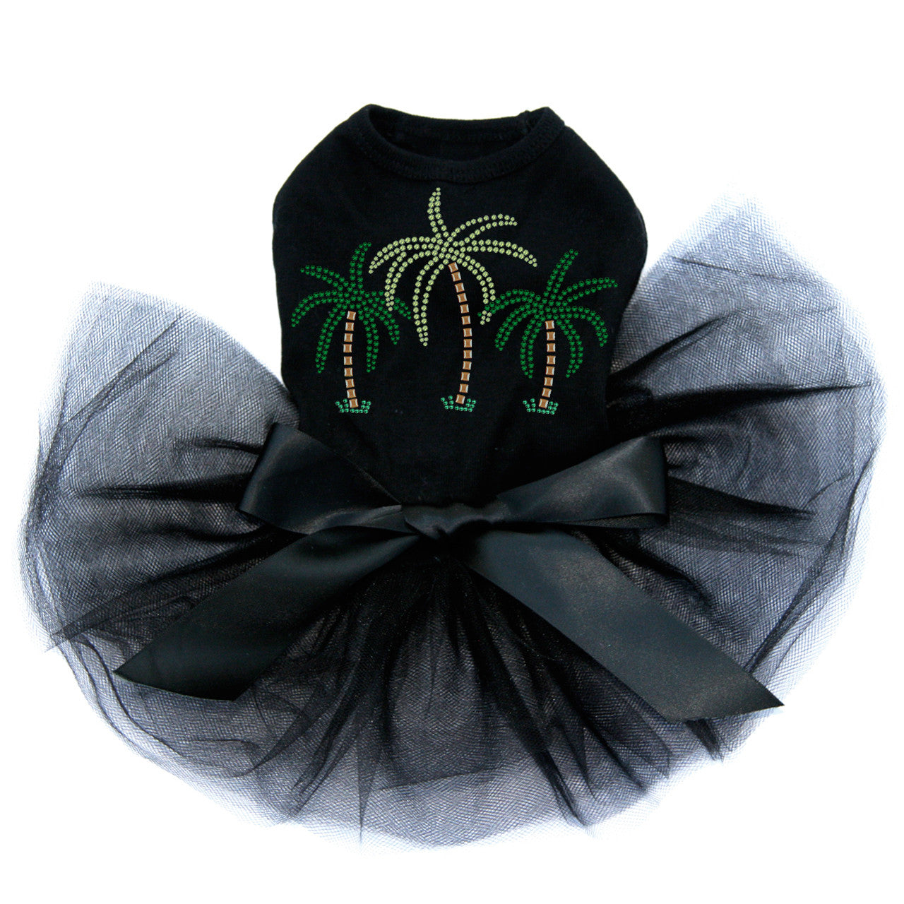 Palm Trees (Green Rhinestones) - Custom Tutu
