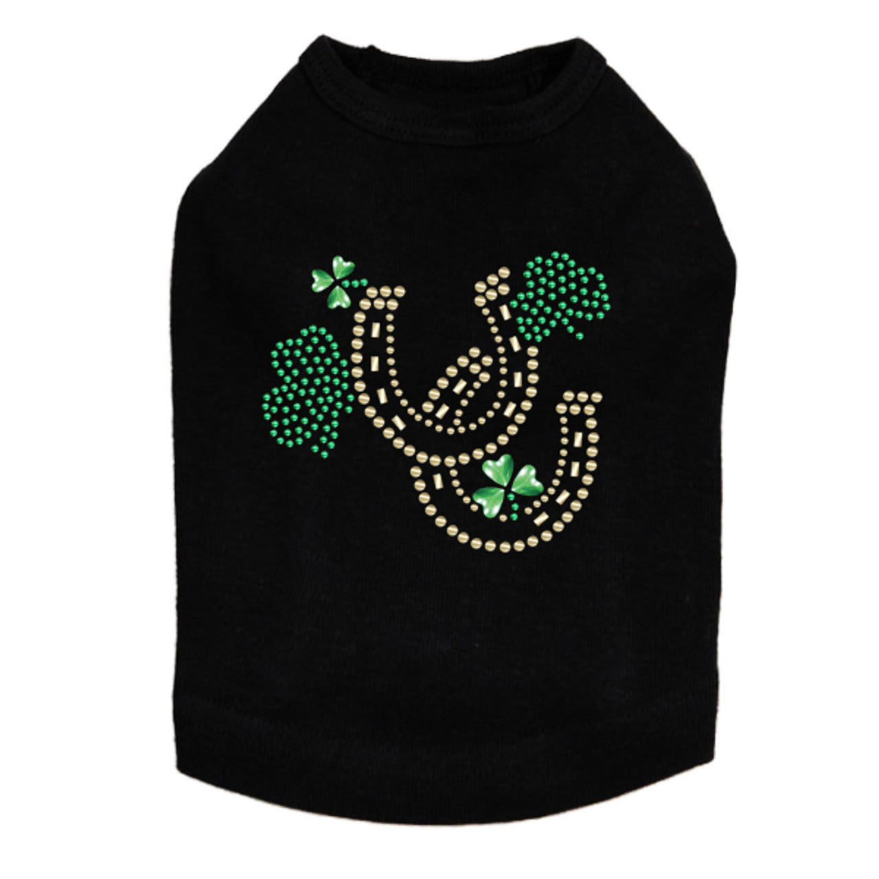 Shamrocks & Horseshoes - Dog Tank
