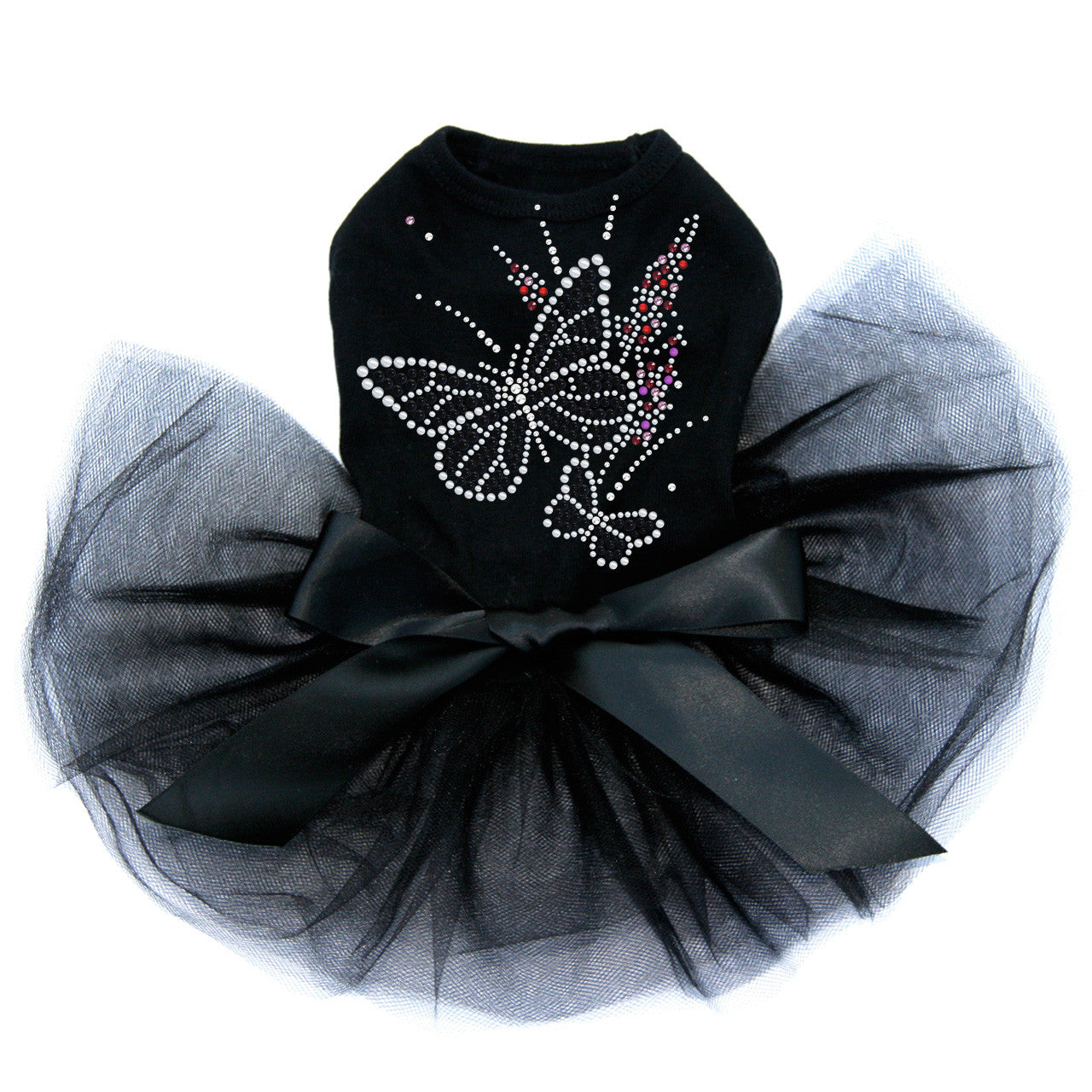 Black Butterfly with Flowers - Custom Tutu