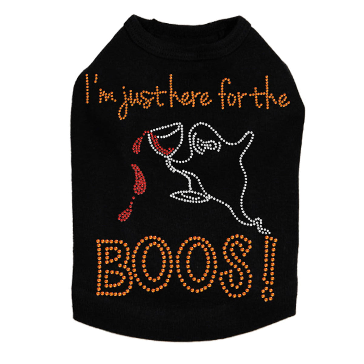 Im Just Here for the Boos! - Dog Tank