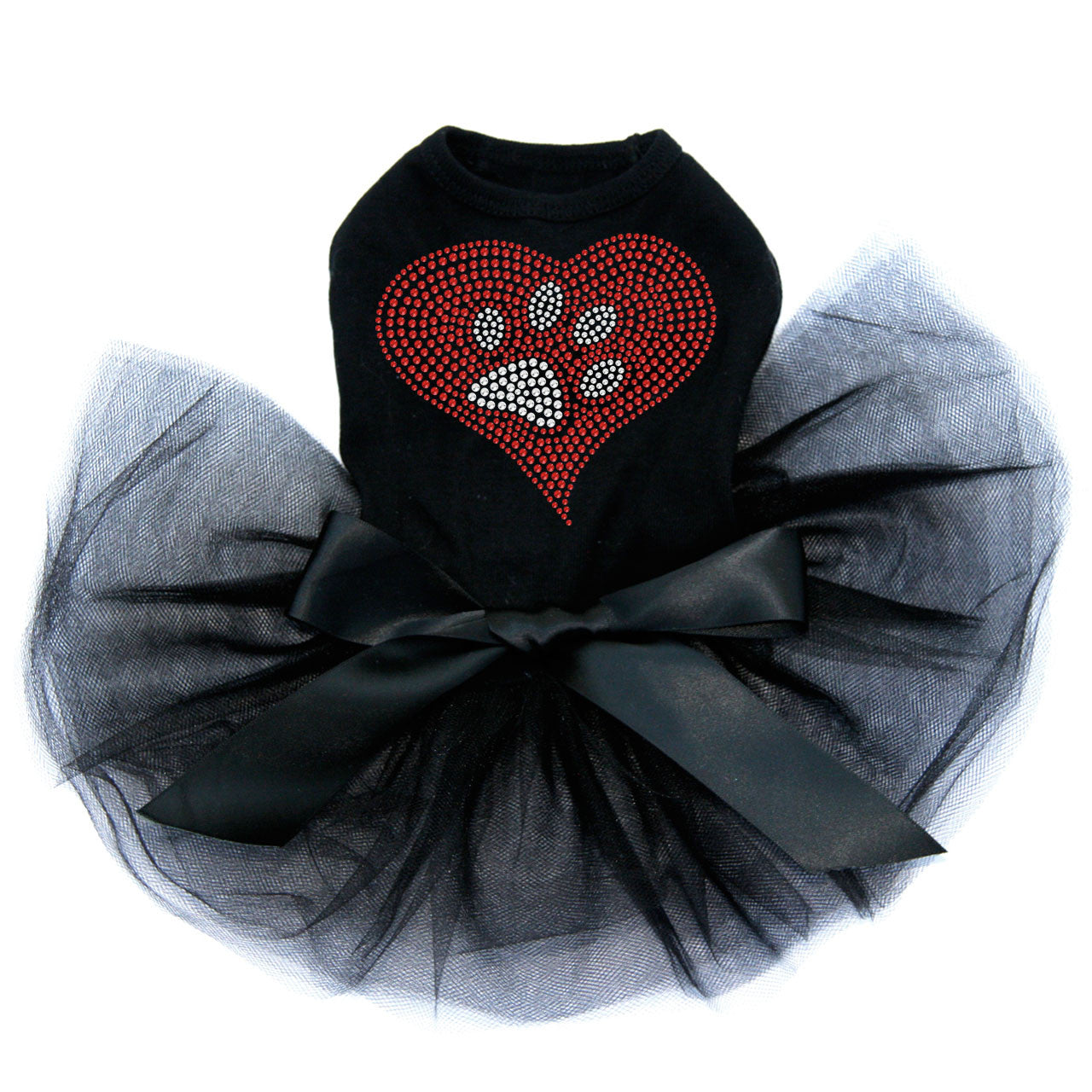 Red Heart with Paw 2 - Custom Tutu