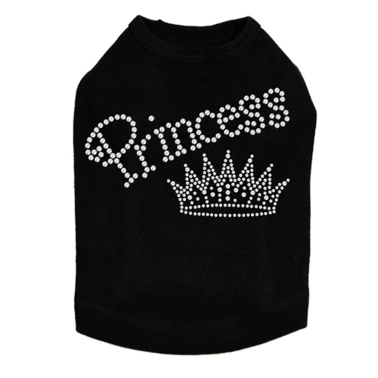 Crown 2 (Rhinestones) - Dog Tank