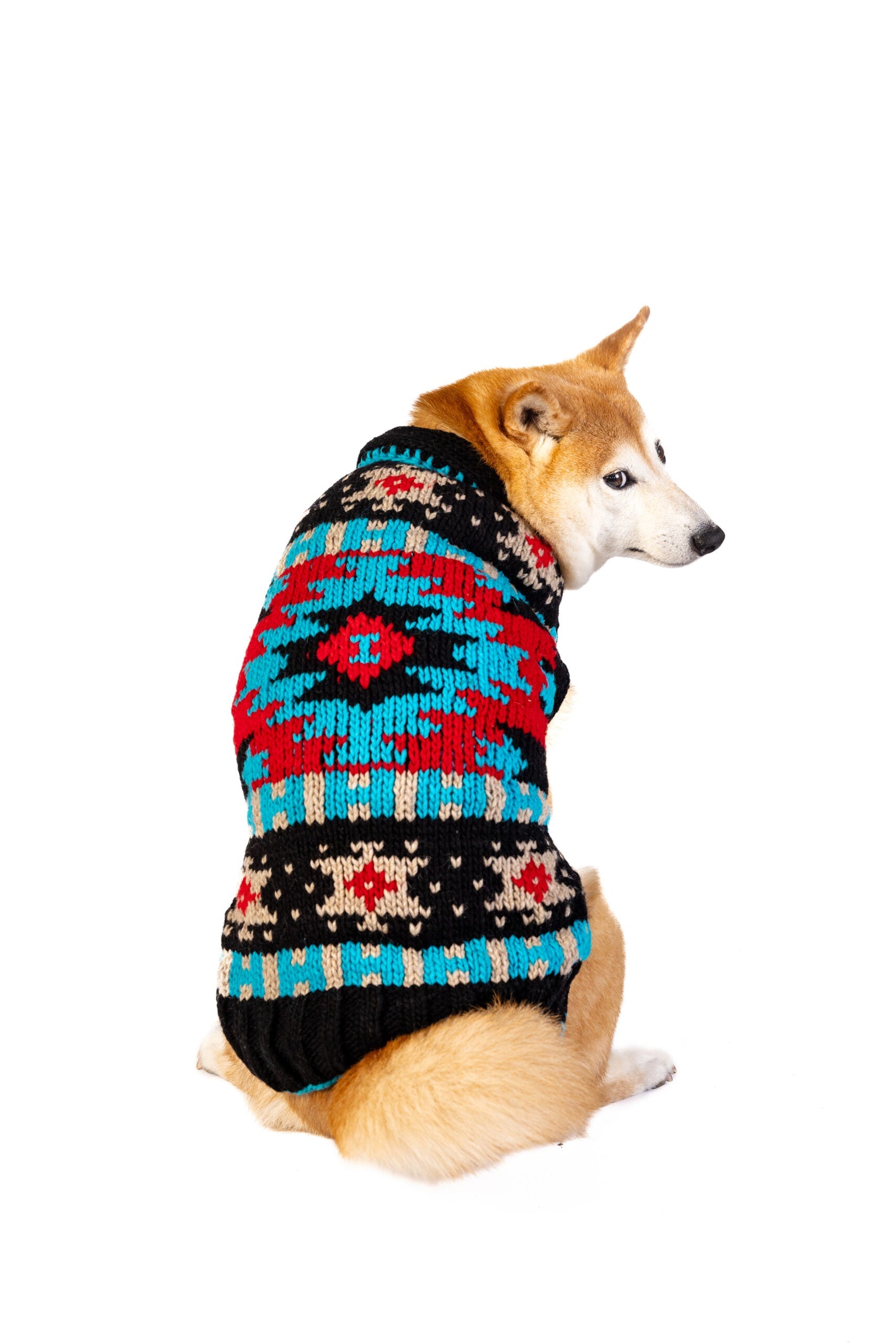 Black Southwest Dog Sweater