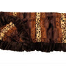 Exotic Fur Brown/Gold Blanket