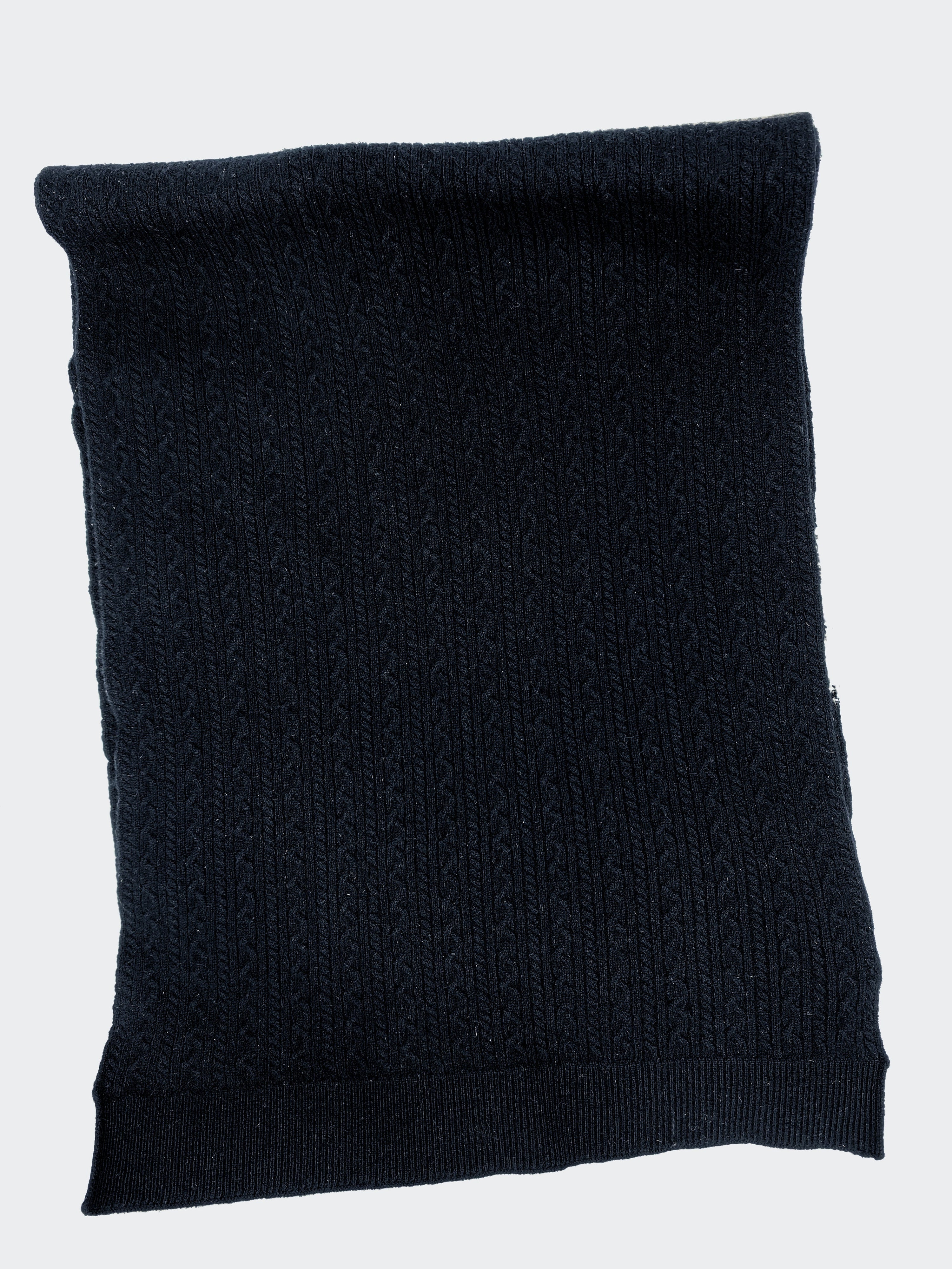 BESPOKE PAWS Cashmere Blend Scarf sets for Pets and their humans, Black and White - Wool Durable Adjustable Warm BANDANA