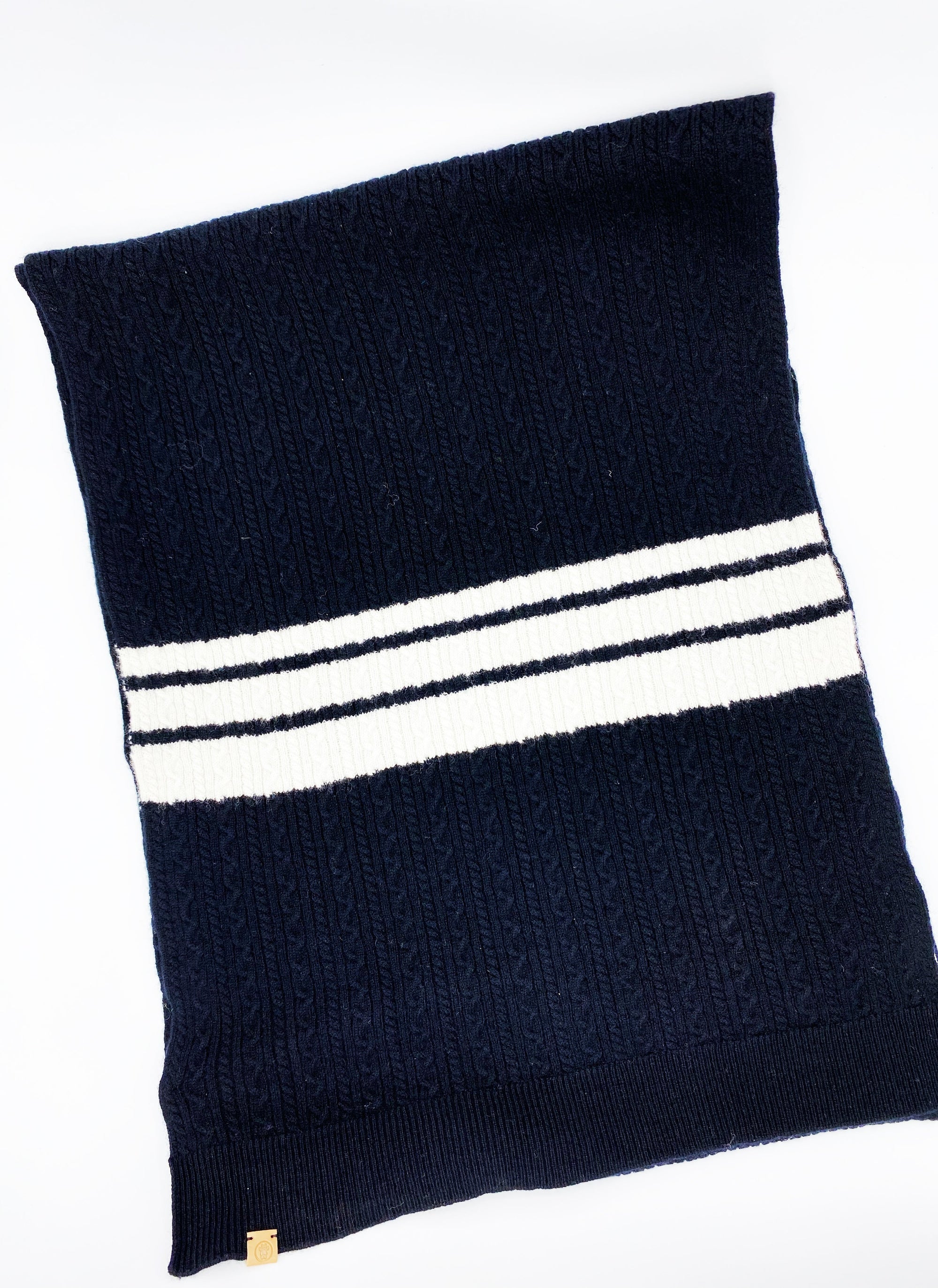 BESPOKE PAWS Cashmere Blend Scarf sets for Pets and their humans, Black and White - Wool Durable Adjustable Warm BANDANA