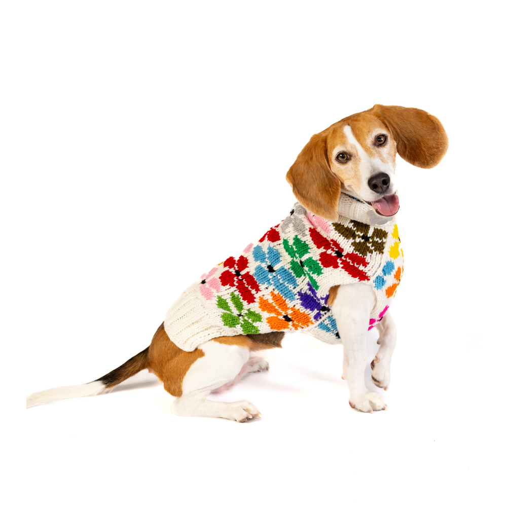 Chilly Dog Bloom Wool Dog Sweater