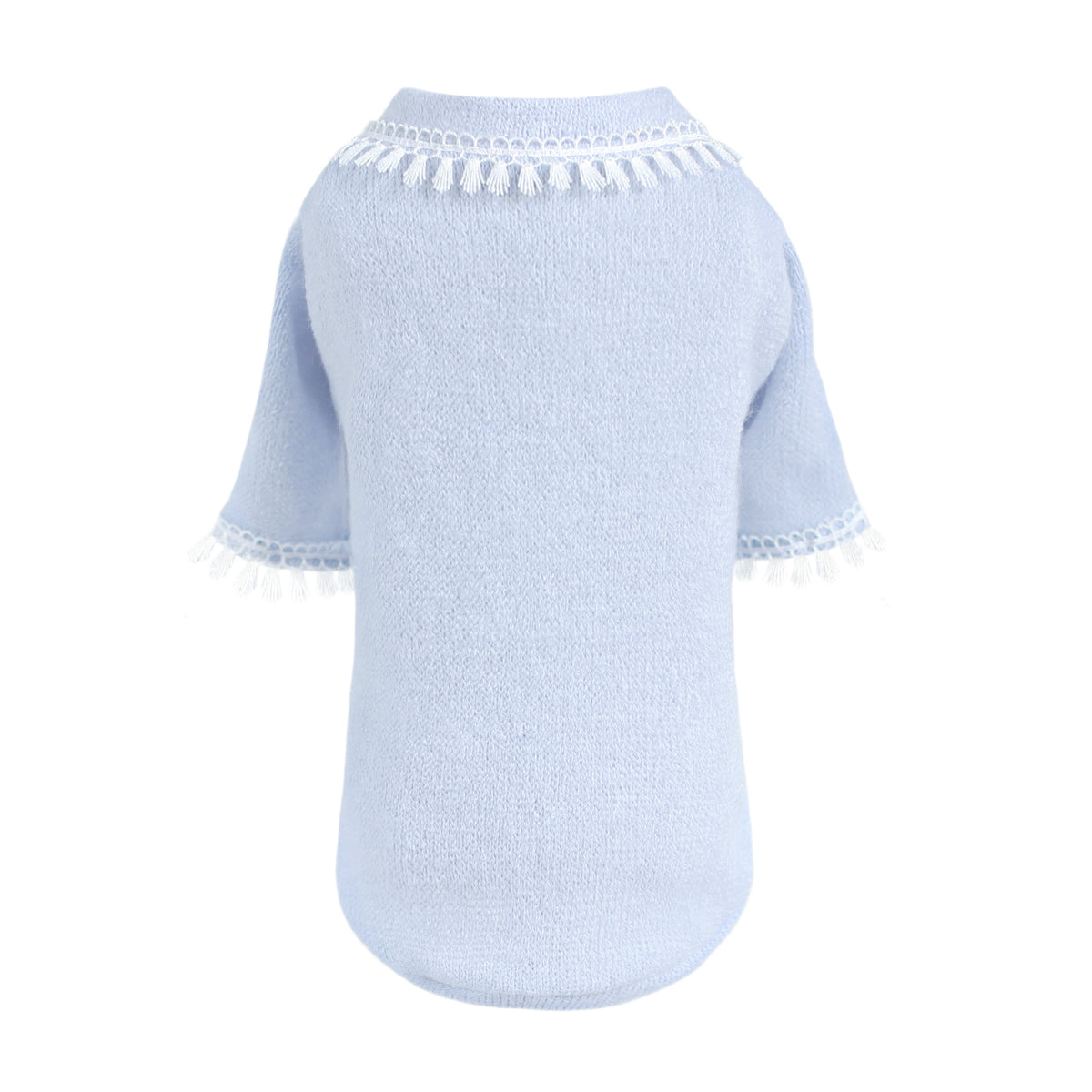 Hello Doggie Heavenly Kiss Cotton Blue Dog Sweater