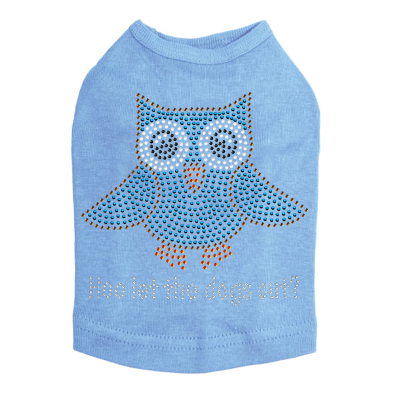 Blue Owl with Hoo Let the Dogs Out? - Dog Tank