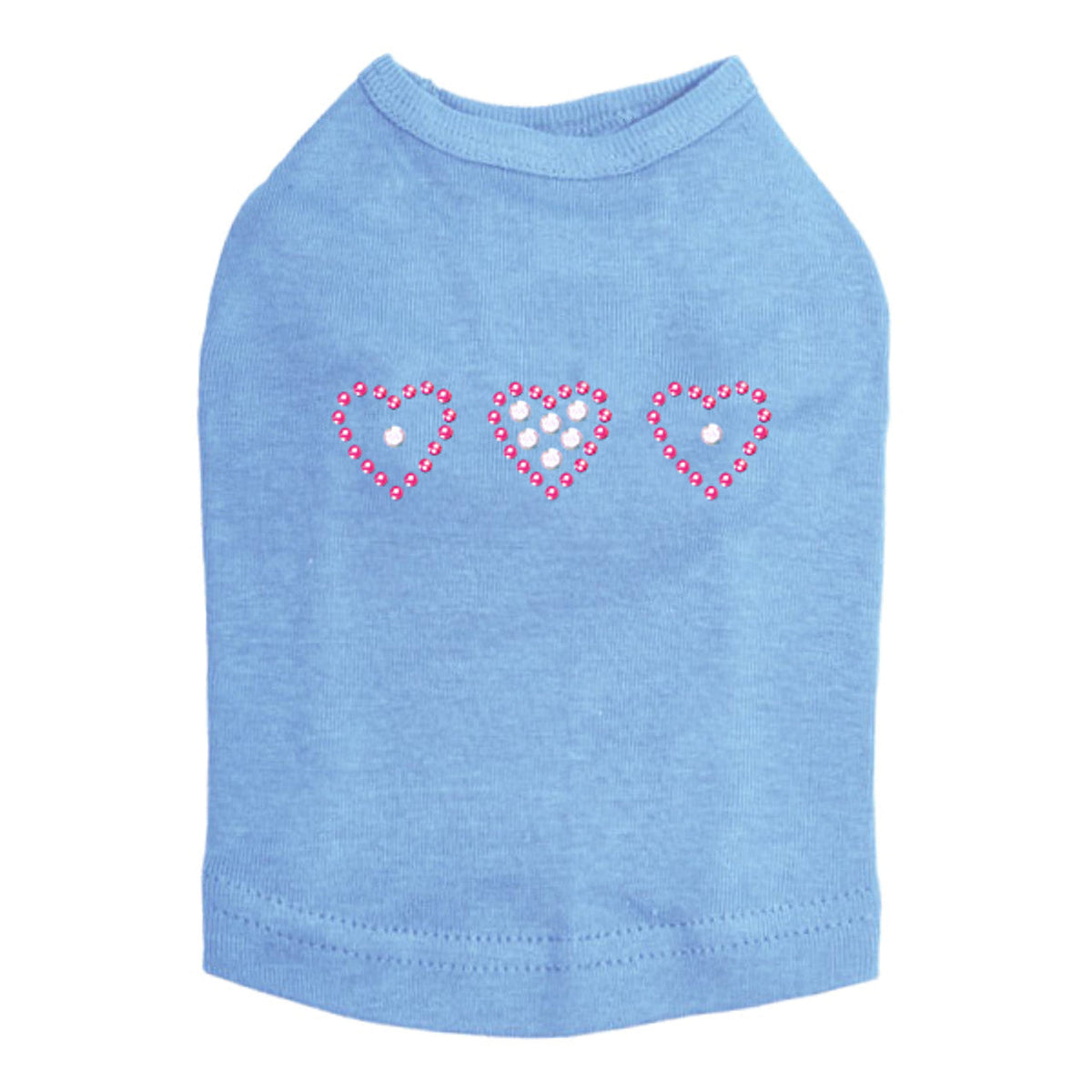 Three Little Hearts - Dog Tank