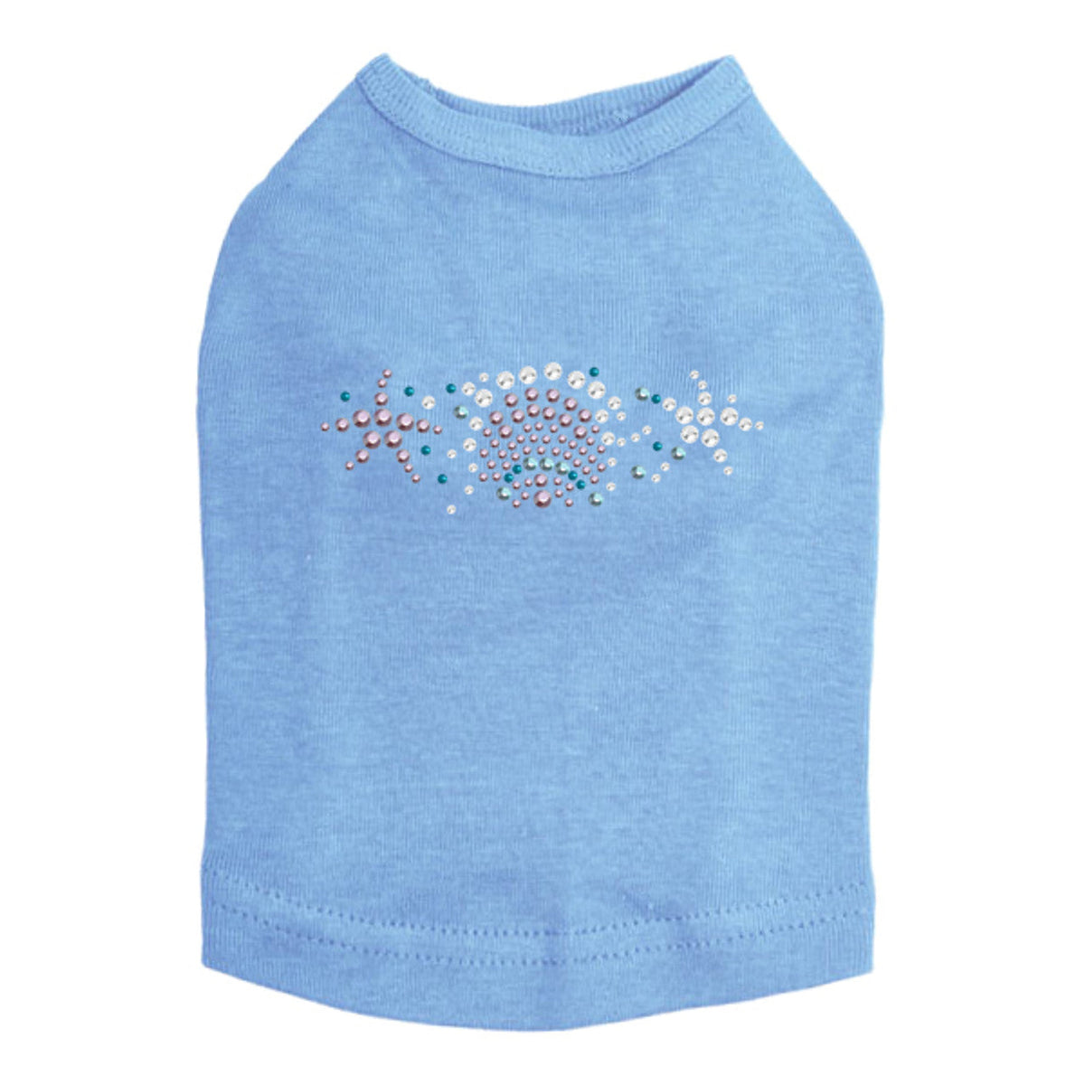 Sea Shells (Small Rhinestone) - Dog Tank