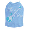 Guitar Blue (Austrian Rhinestones) & Rock Star - Dog Tank