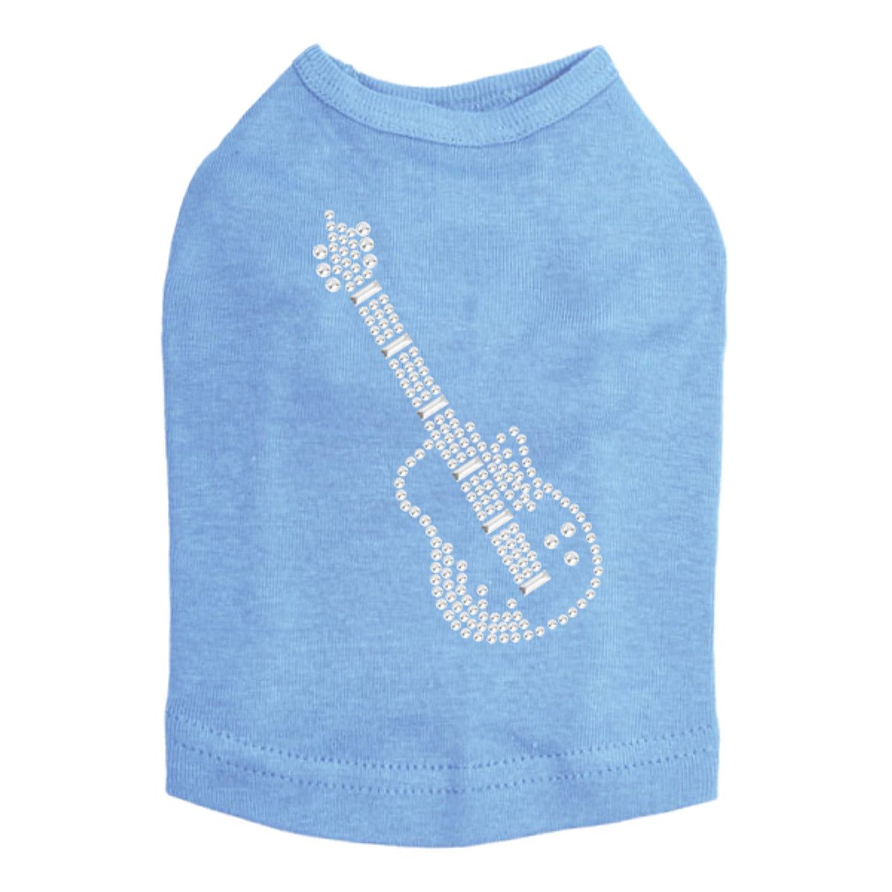 Guitar (Rhinestone) - Dog Tank