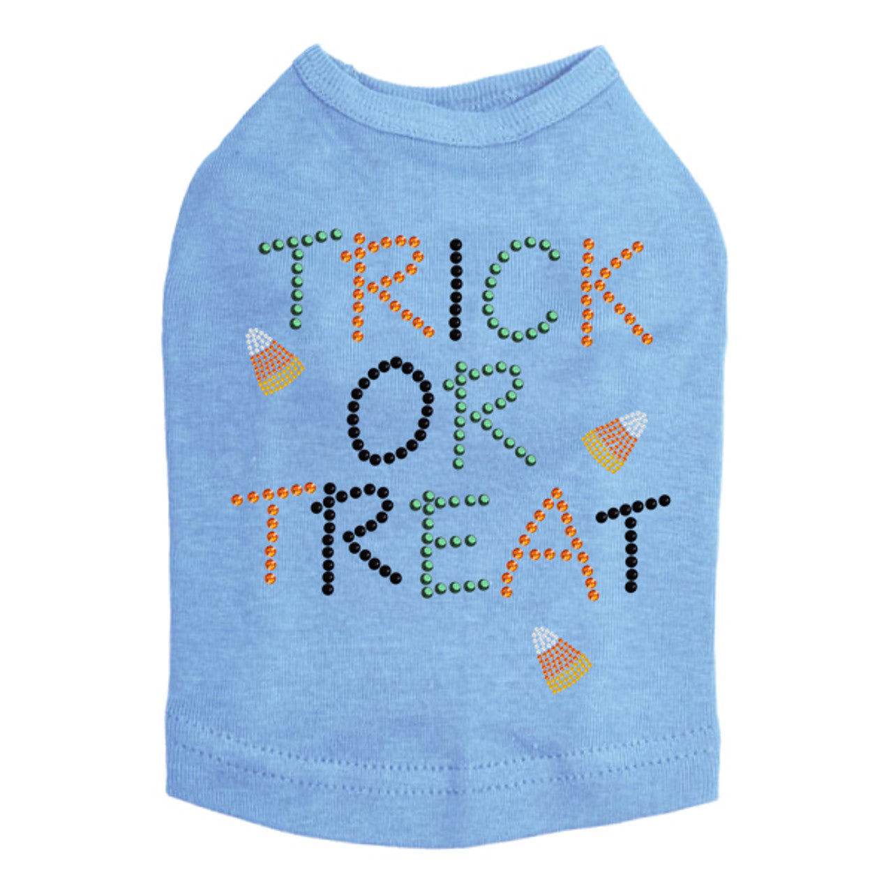 Trick or Treat with Candy Corn - Dog Tank