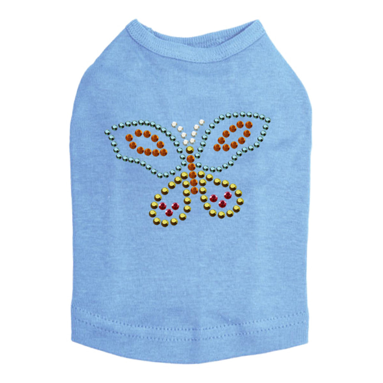 Multicolor Butterfly - Dog Tank