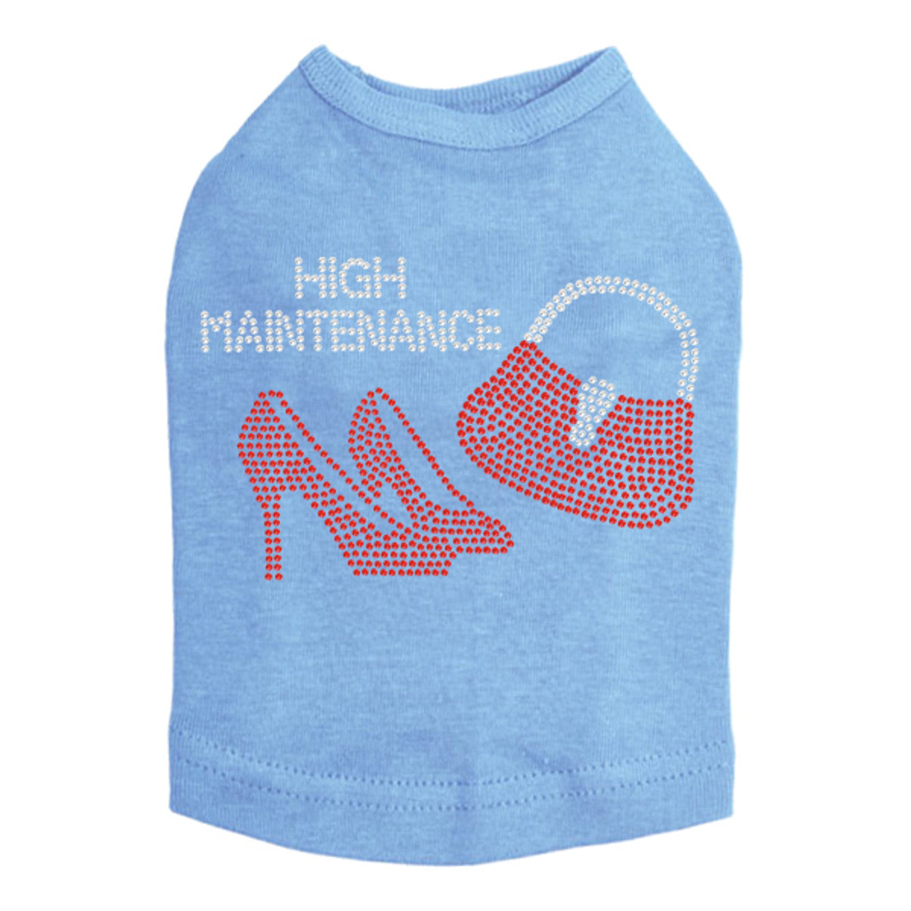 High Maintenance (Red Heels & Purse) - Dog Tank