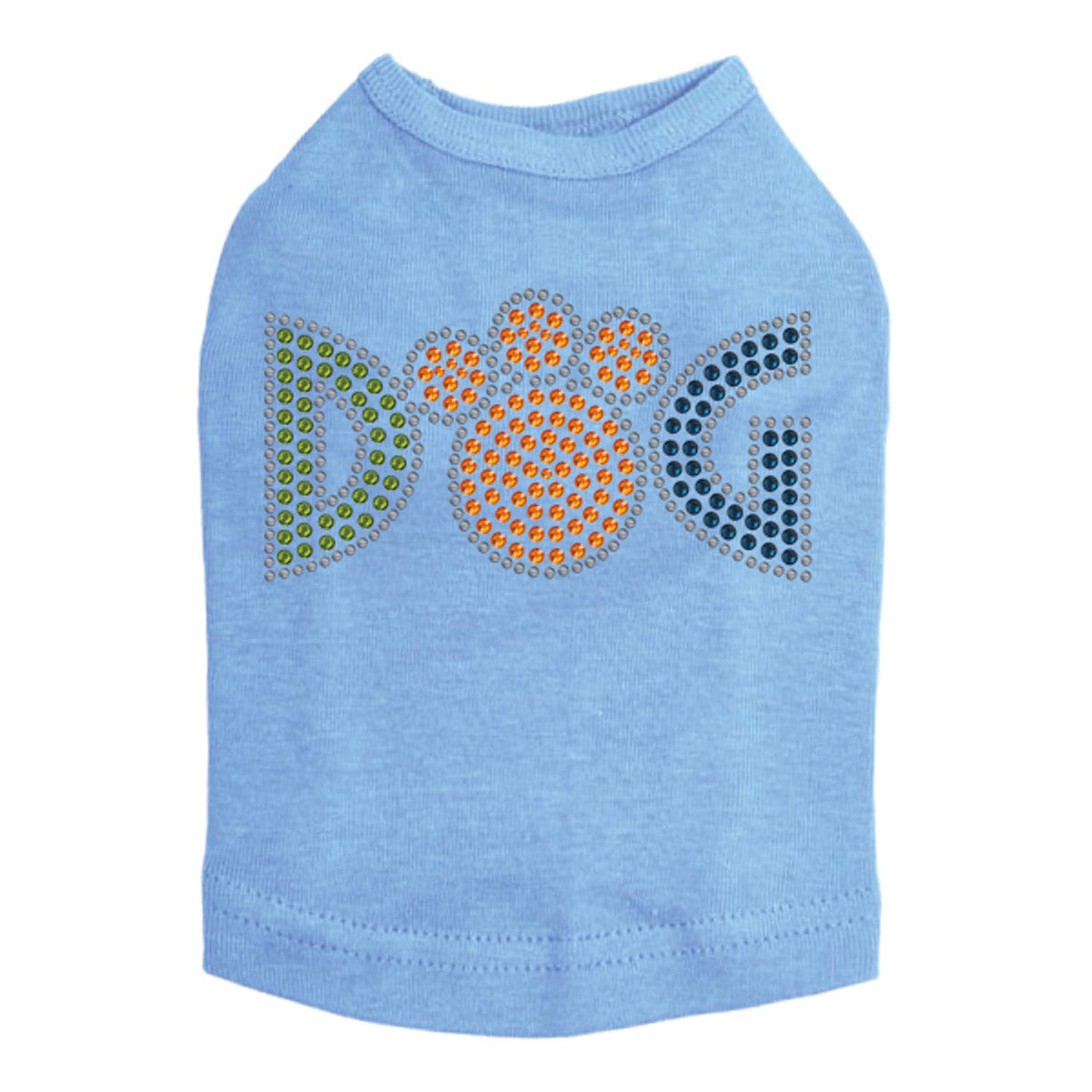Dog (Rhinestones) - Dog Tank