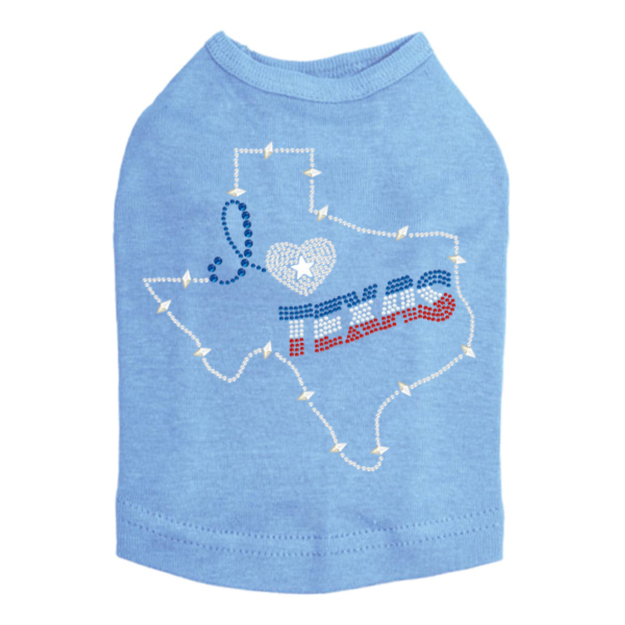 I Love Texas - Dog Tank