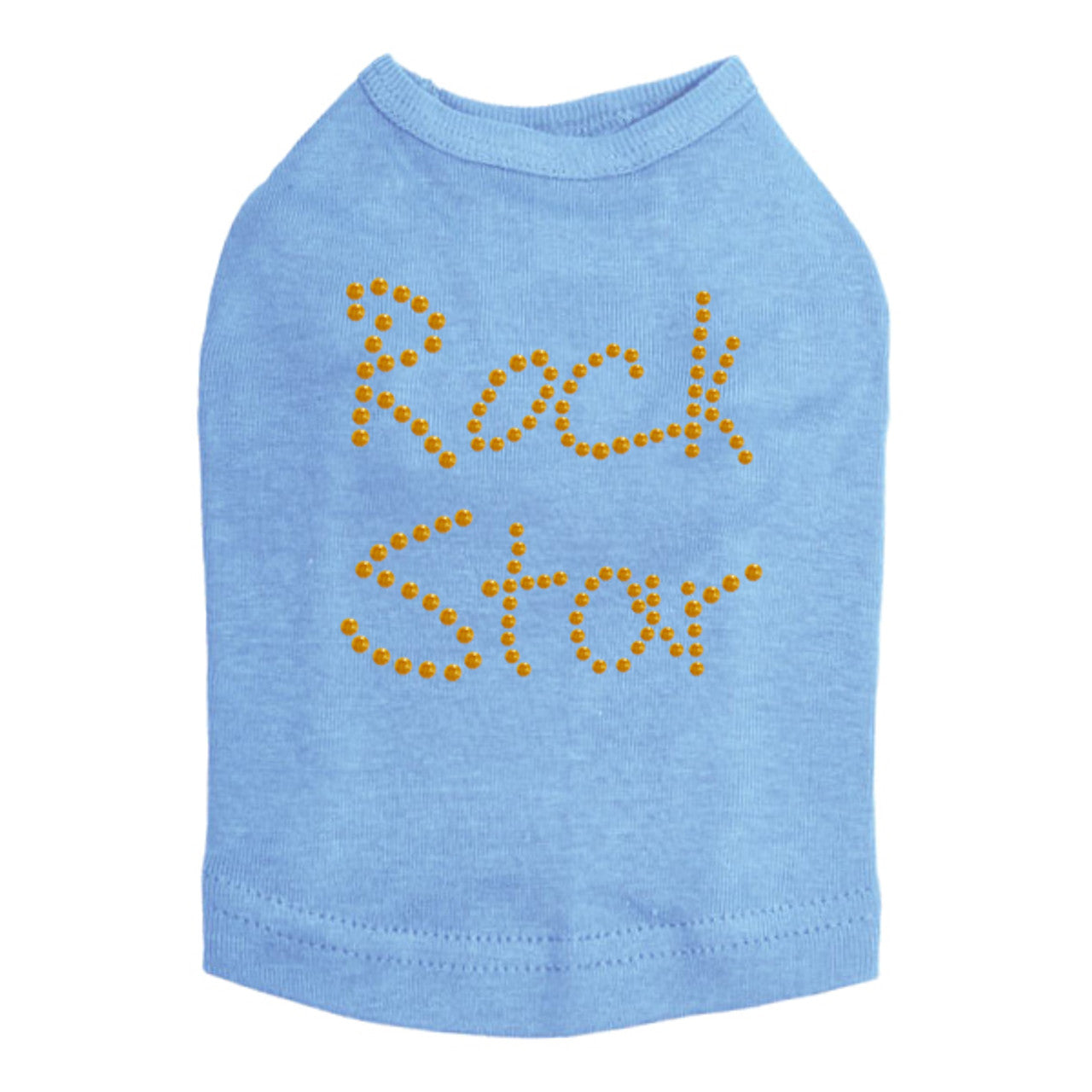 Rock Star (Gold) - Dog Tank