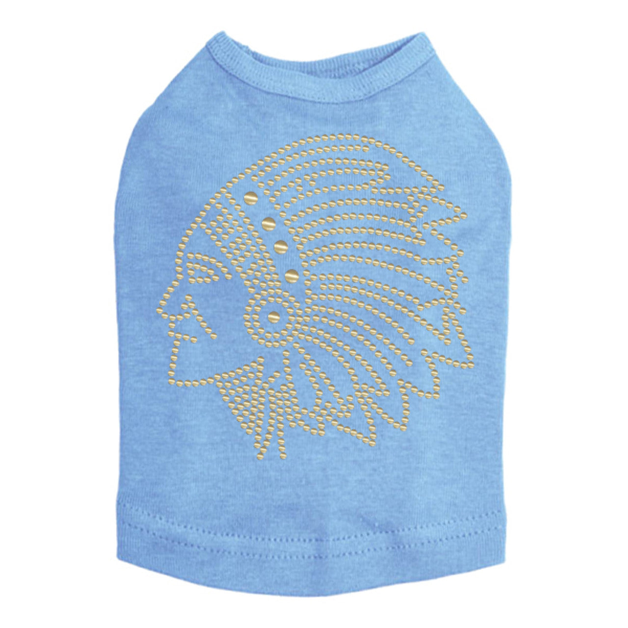 Indian (Gold Nailheads) - Dog Tank