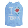 I Love Tennis - Dog Tank