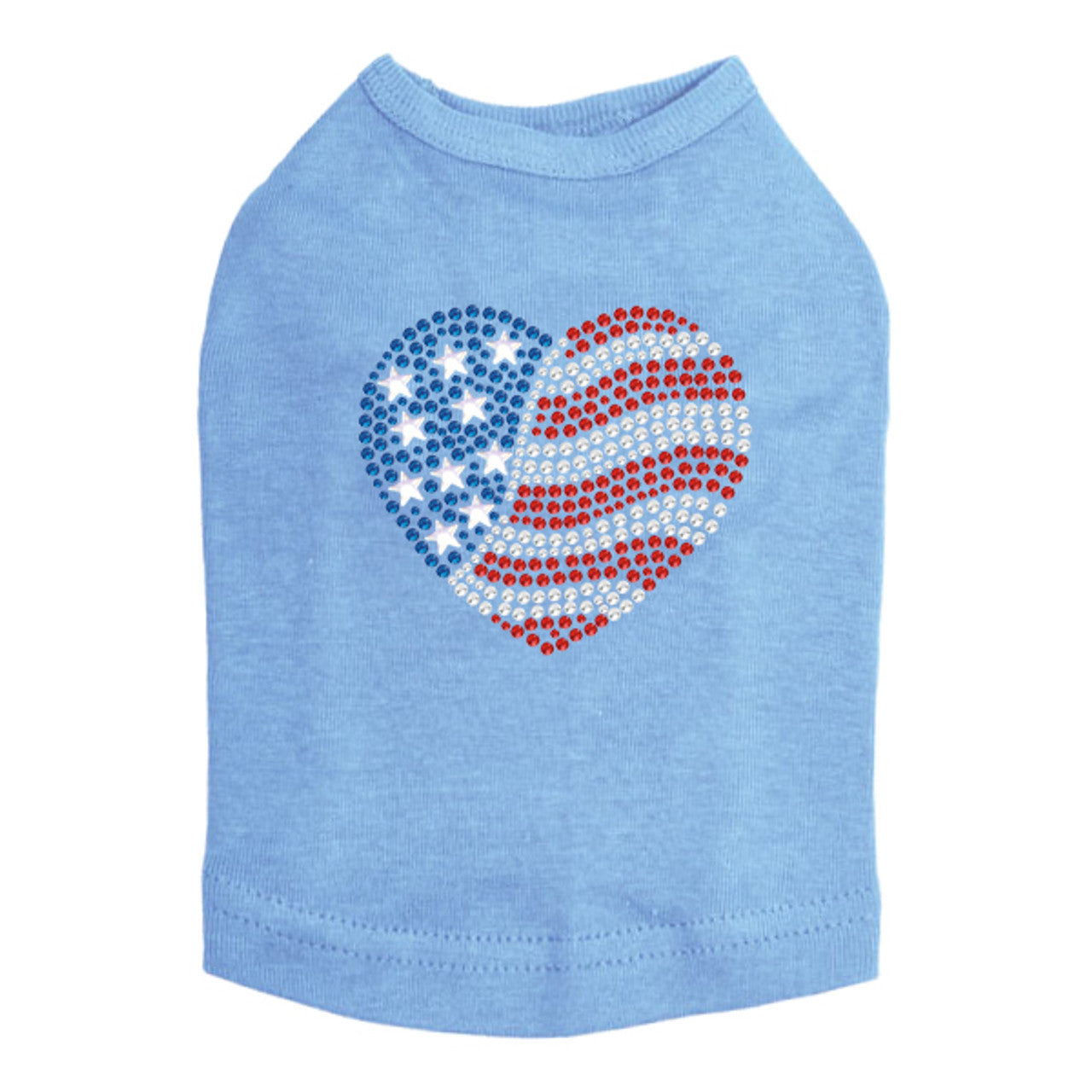 Patriotic Heart 2 - Dog Tank