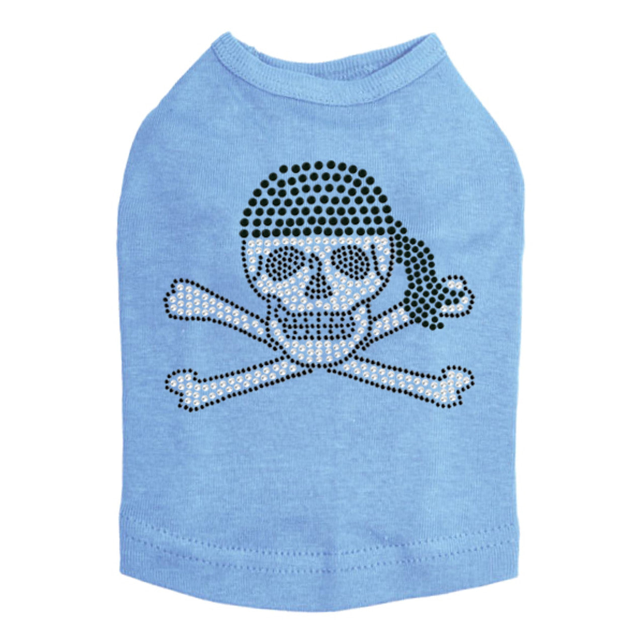 Skull with Black Bandanna- Dog Tank