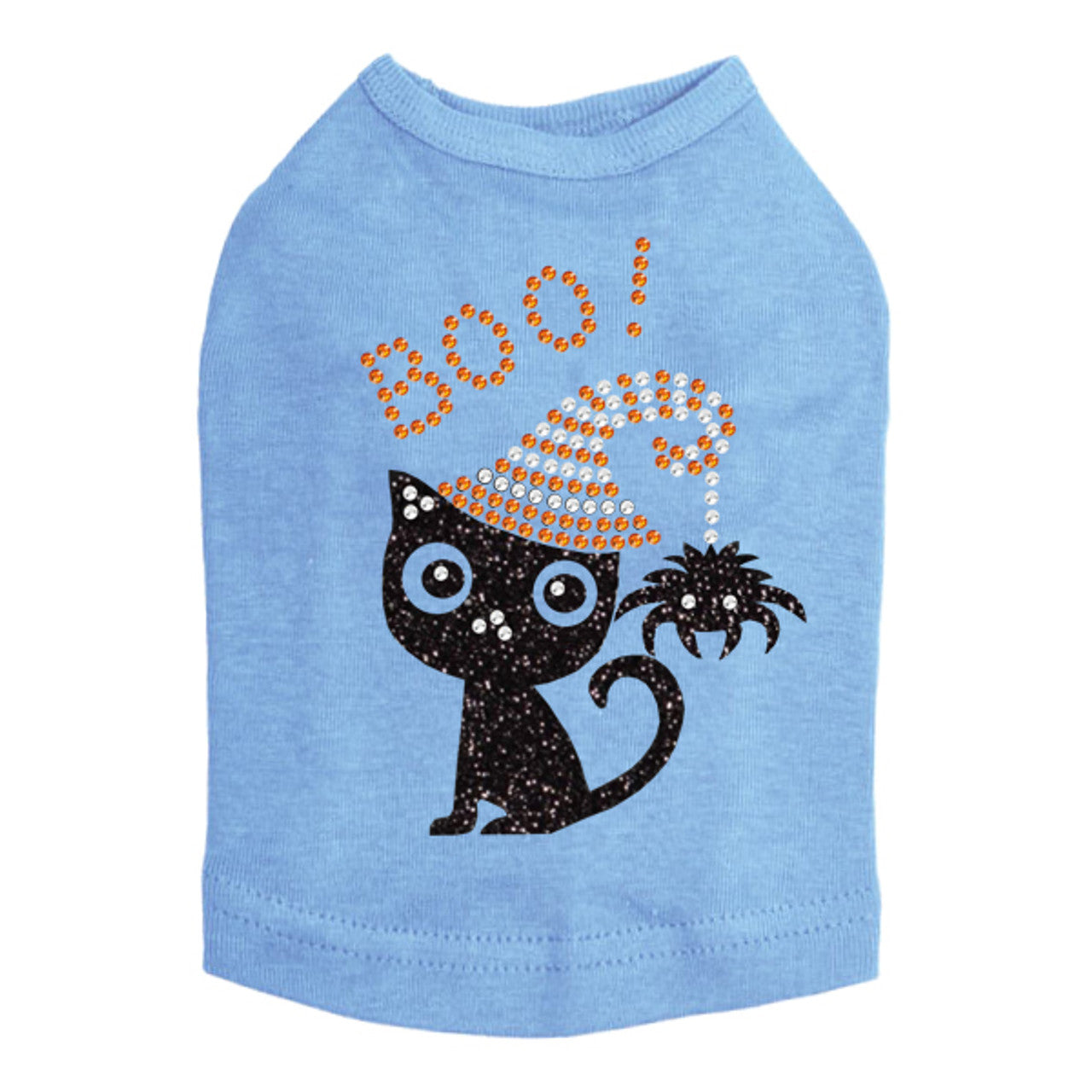 Cat with Spider Hat - Dog Tank
