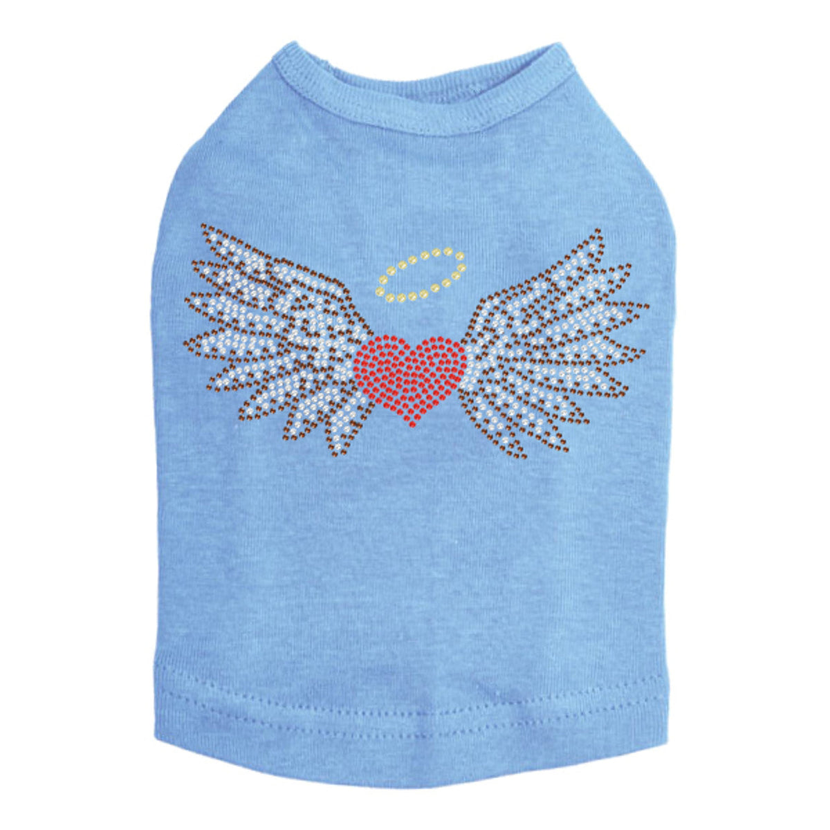 Heart with Wings & Halo - Dog Tank