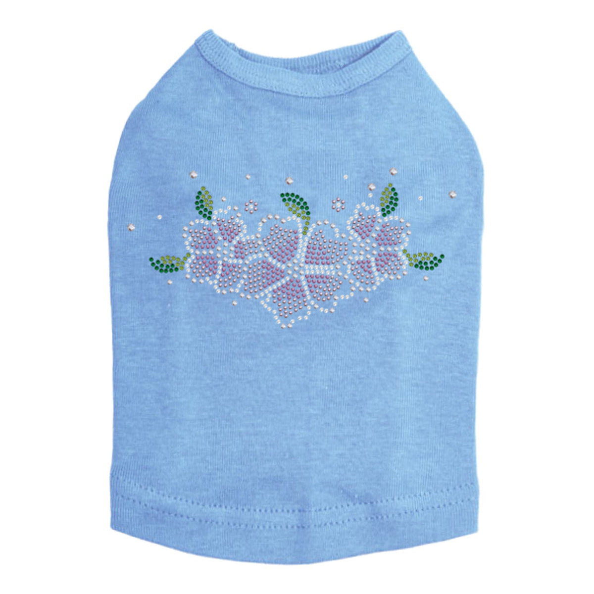 Pink Flowers - Dog Tank