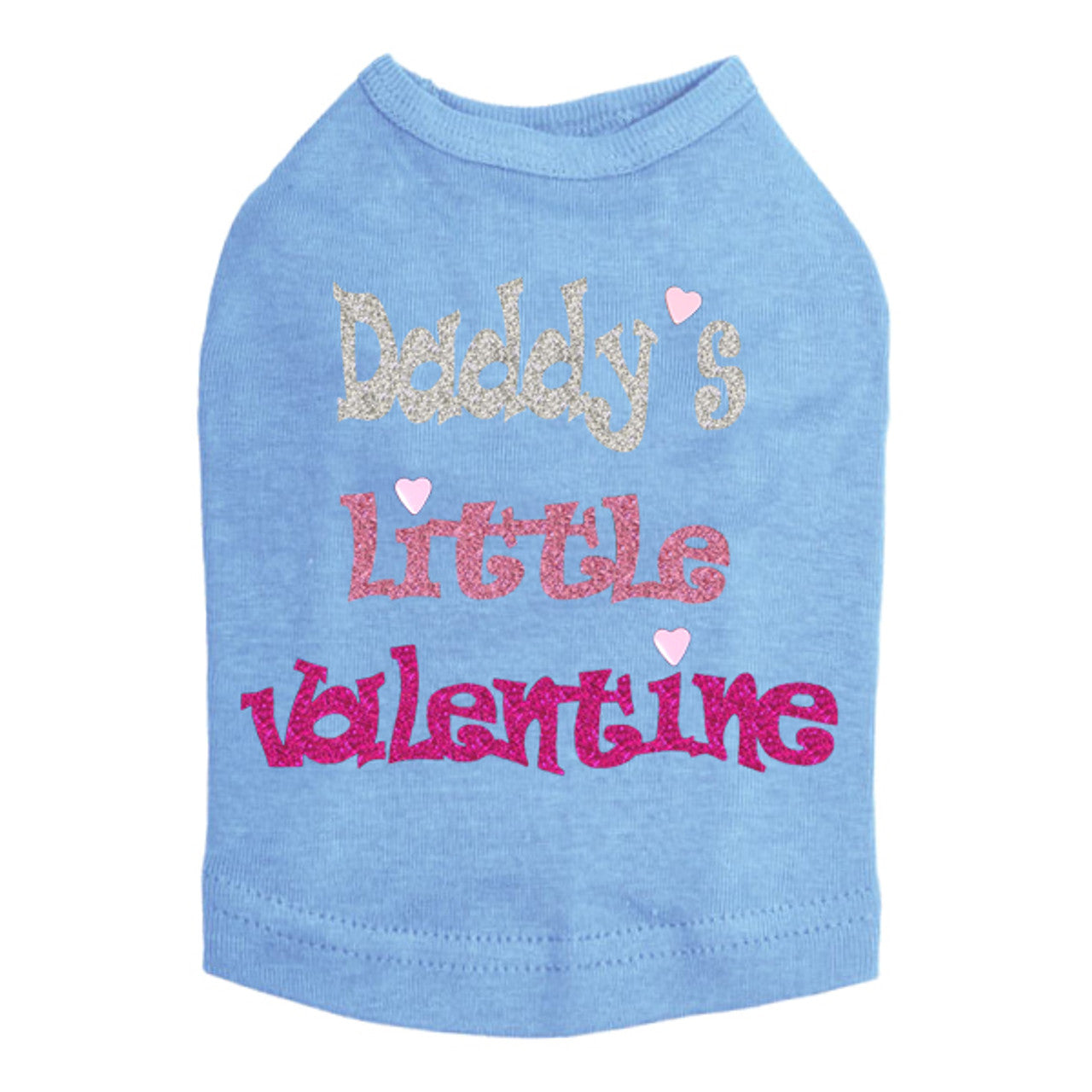 Daddys Little Valentine - Dog Tank