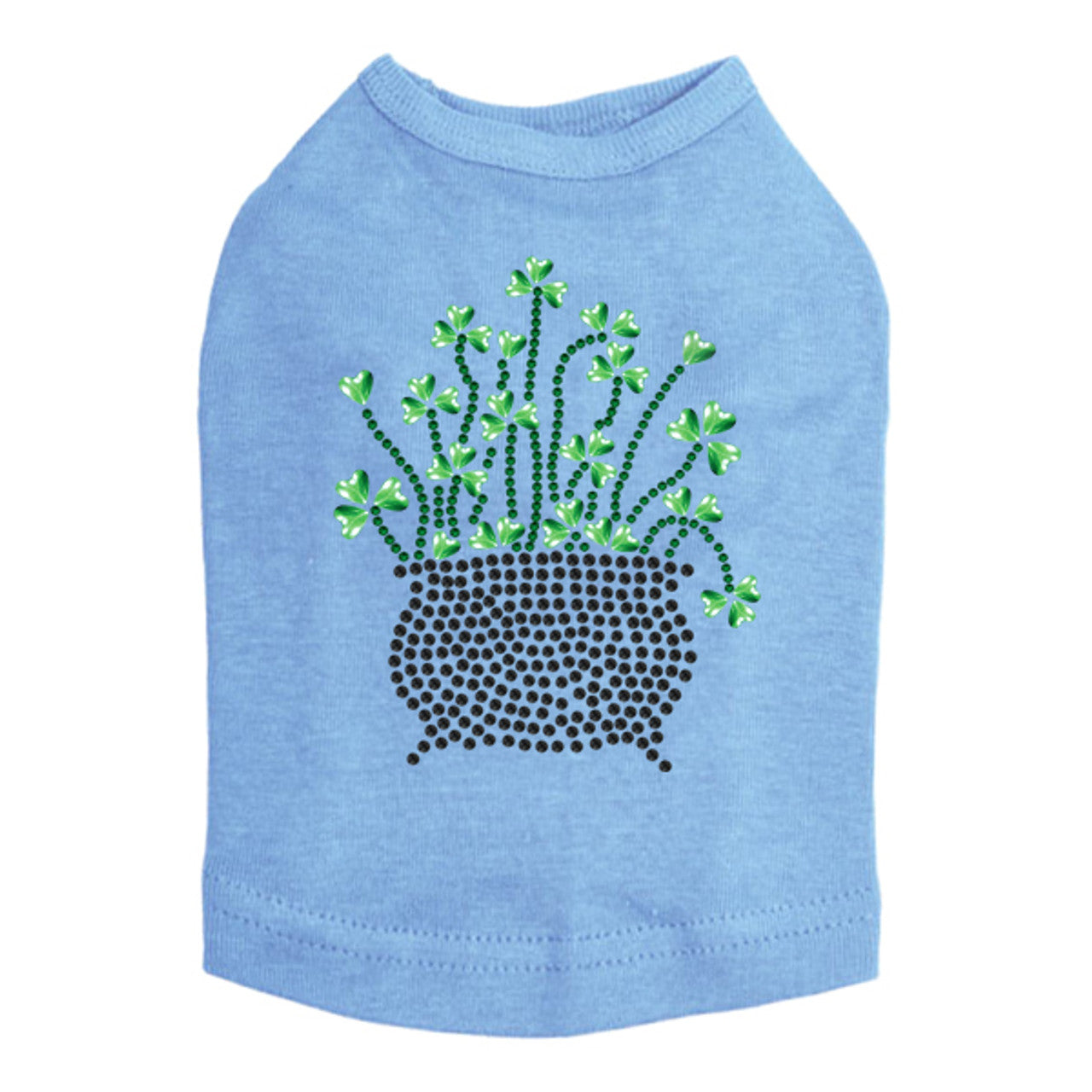 Pot of Shamrocks - Dog Tank