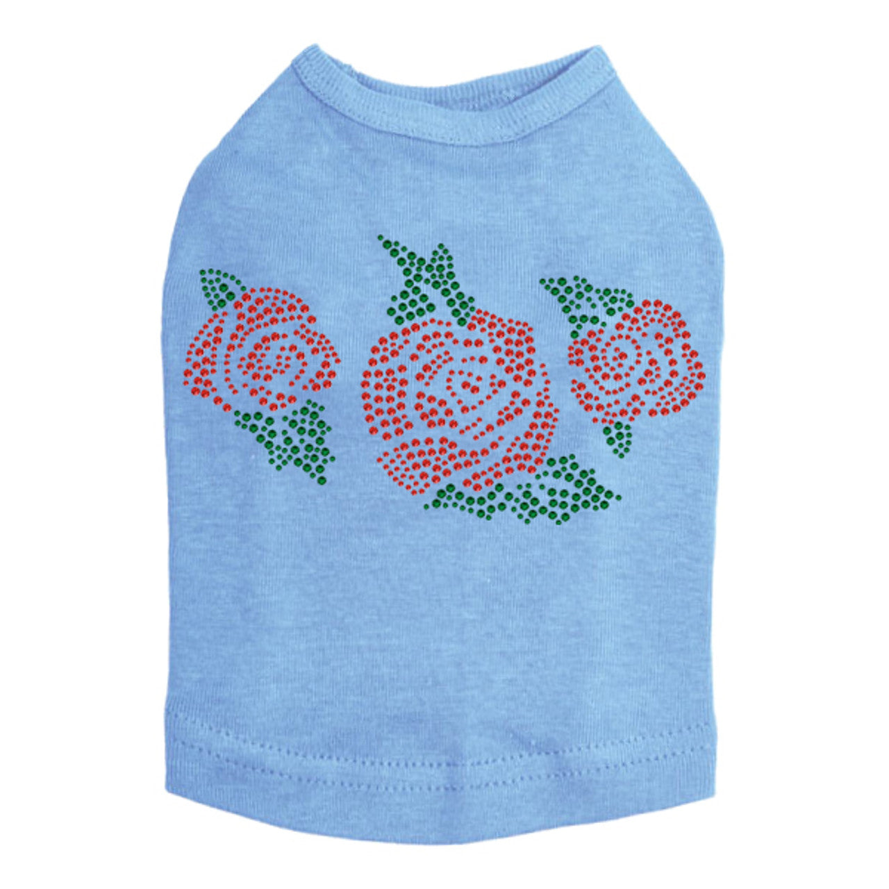 Red Roses - Dog Tank