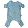 Heads or Tails Pup Blue Bow Dog Pajamas