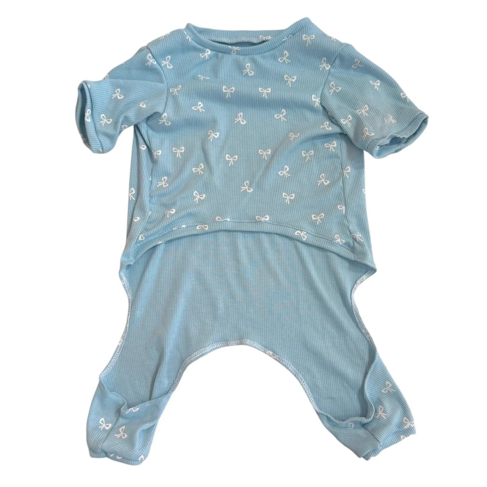 Blue Bow Pajamas