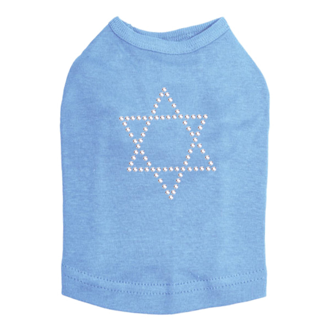 Star of David (Silver Studs) - Dog Tank