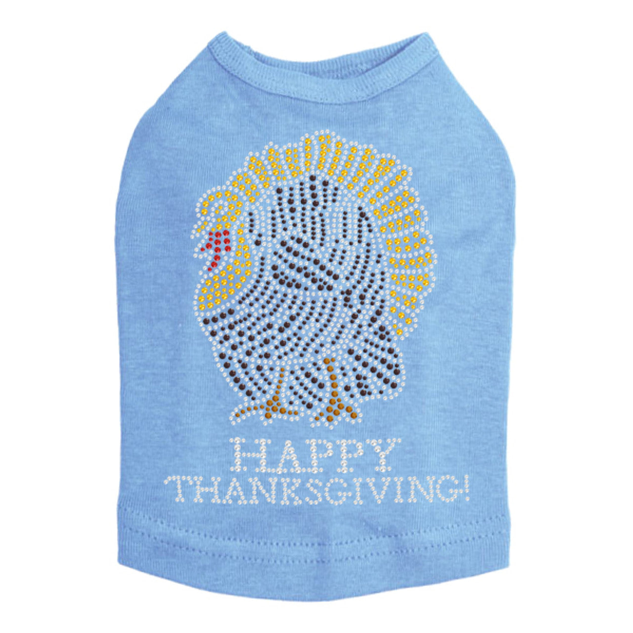 Happy Thanksgiving Turkey - Dog Tank