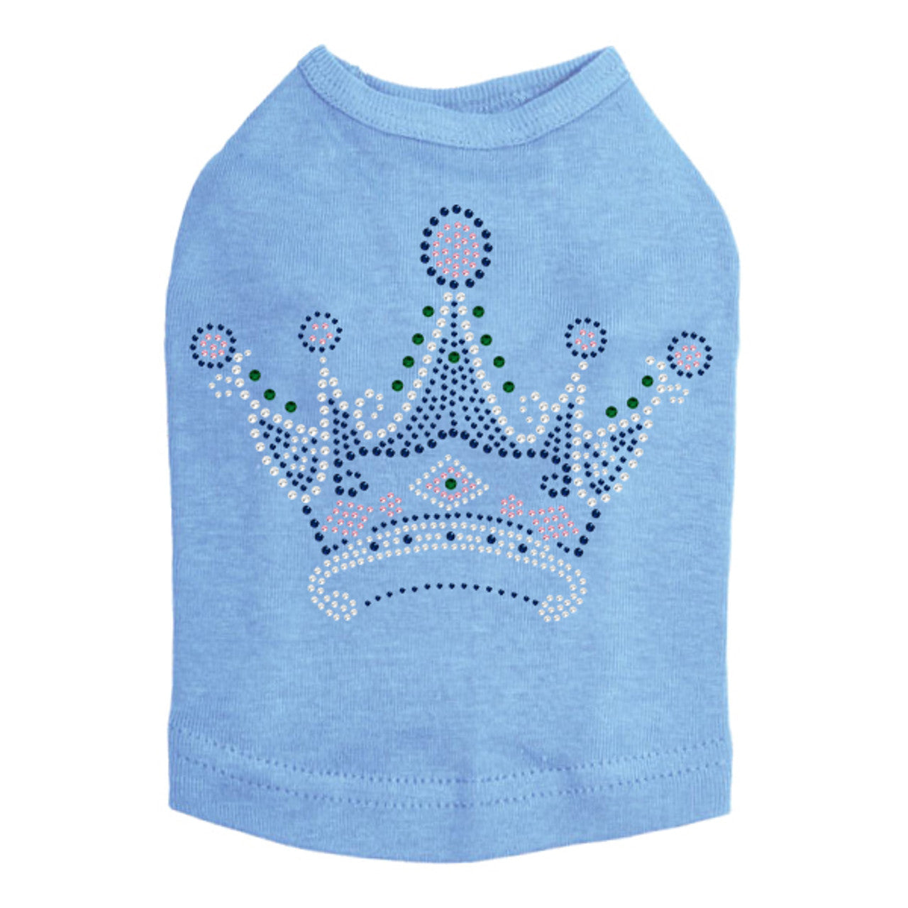 Crown 16 (Clear, Blue, Green, & Pink) - Dog Tank