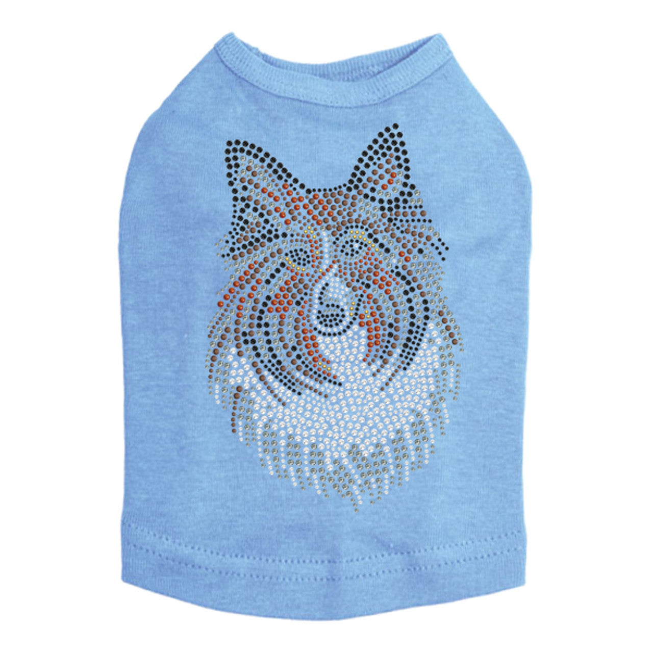 Sheltie Face - Dog Tank