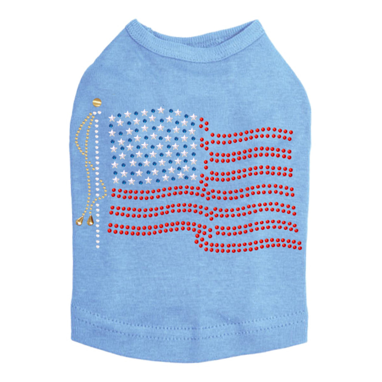 USA Flag - Dog Tank